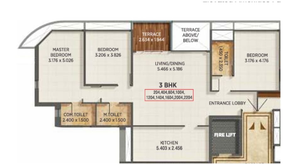 Kumar-Prospera-Gallery-3BHK-Floor-Plan